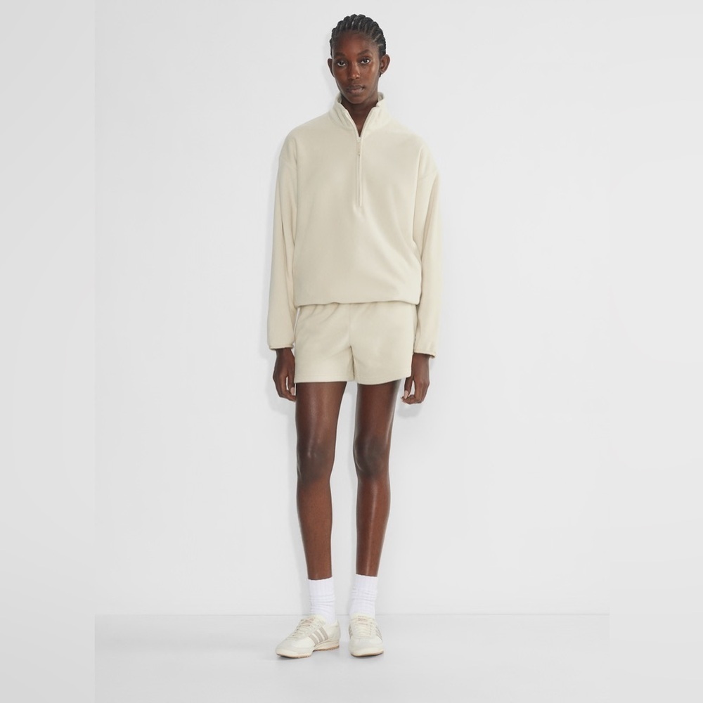 Aritzia Golden Polartec® 200 1/4 Zip Hip Sweater